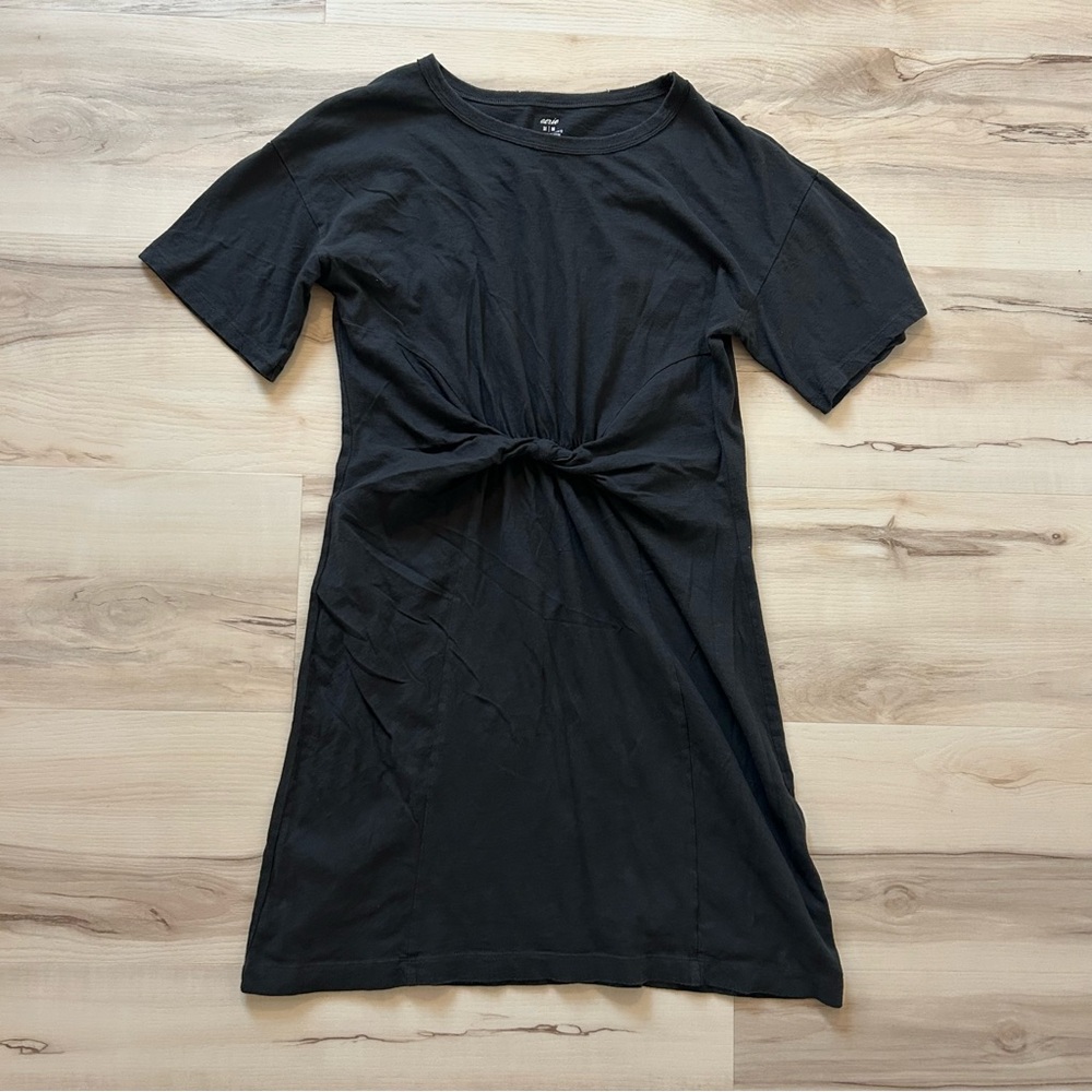 Aerie Twist Front T-Shirt Dress